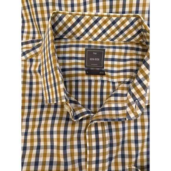 Lot Of 8 Men’s Long Sleeve Button Down Dress Shirts Express GAP Sz L 16-16 1/2 - Picture 4 of 7